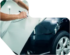 Self Healing Paint Protection Film Being Applied